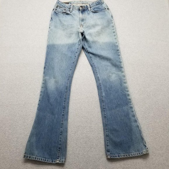 Abercrombie & Fitch Denim - Abercrombie &‎ Fitch Jeans Womens 28x34 Blue Denim Flared Zip
